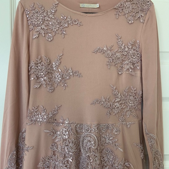 SISTER Maxi Lace Dress with Long Sleeves Size M - Picture 2 of 9
